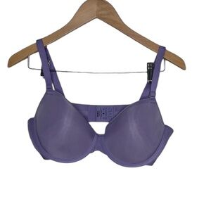 Cuup The Demi Light Purple Underwire Mesh Bra Women Size 38 E